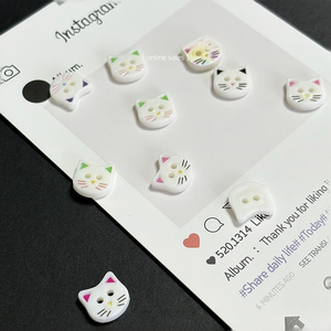 <span class=keywords><strong>Boutons</strong></span> ERKOUMI à motif de chaton mignon, <span class=keywords><strong>boutons</strong></span> colorés personnalisés <span class=keywords><strong>pour</strong></span> vêtements décontractés <span class=keywords><strong>pour</strong></span> enfants, accessoires de dressing quotidiens <span class=keywords><strong>pour</strong></span> bébés - Product Image 5