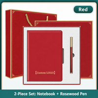 Ensemble d'accessoires de bureau de luxe en cuir : tapis de bureau, porte-stylo et organiseur dans une boîte rigide pour cadeaux d'entreprise