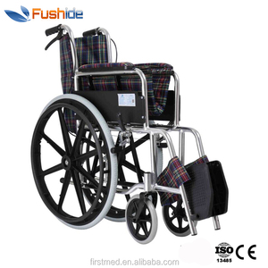 Silla de ruedas plegable Manual de aluminio, con rueda trasera de 24 pulgadas y rueda delantera de <span class=keywords><strong>8</strong></span> pulgadas - Product Image 4