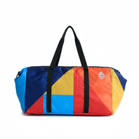 Bolsa de Viaje Deportiva Plegable Reutilizable Personalizada, a Prueba de Polvo, Impresión a Todo Color, Material de Poliéster, Personalizable