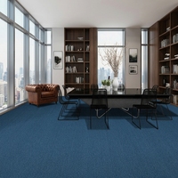 Moquette en rouleau réversible en polypropylène ignifuge à boucles pour hôtel, cinéma, couloir, salle de banquet - Moquette mur à mur 5 étoiles