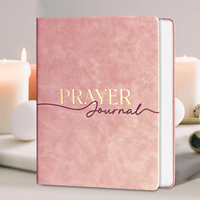 Cuaderno A5 de Diseño Personalizado con Encuadernación en Espiral Cosido con Hilo Diario Personal de Líneas Diario de Oración de Piel para 180 Días