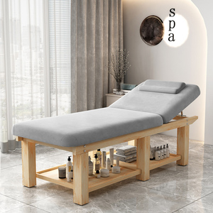 Meja Pijat <span class=keywords><strong>Chiropractic</strong></span> Kayu Thailand Berkualitas Terbaik 2 Bagian, Dapat Disesuaikan, Tahan Lama, untuk Dijual - Product Image 6