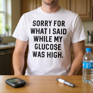 T-shirt pour diabétiques à haute glycémie pour la sensibilisation au diabète de type 1 et de type 2 - Product Image 1