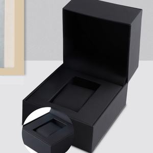 Estuche de Almacenamiento para Reloj Individual de Cuero PU OEM ODM, Caja de Exhibición de Reloj y Joyería Cuadrada con Tapa Abatible y Logotipo Personalizado - Product Image 4