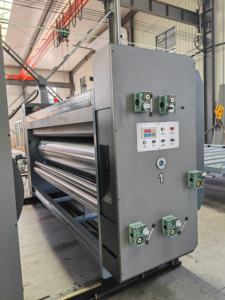 طابعة فلكسو للتغذية اليدوية بسعر منخفض ، 2 لون ، آلة قطع القوالب ذات الشق والطباعة بالكرتون - Product Image 5