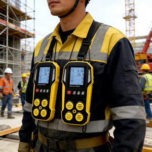 <span class=keywords><strong>Detector</strong></span> de Gás Múltiplo Integrado com Monitor de Qualidade do Ar em Tempo Real e Alarme de Gás - Analisador de Gás 4 em 1 - Product Image 3