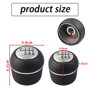 หัวเกียร์รถยนต์อัลฟ่า โรเมโอ 6 สปีด หุ้มหนัง ดีไซน์ตามหลักสรีรศาสตร์ - Product Image 4