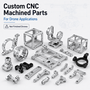 Manufacturer Custom CNC Machining Services CNC Machining Parts Agricultural <b>Drone</b> Sprayer Parts UAV Components - Product Image 2