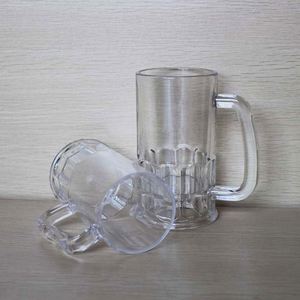 Taza de Cerveza Indestructible de 10 oz con Asa, 300 ml, Taza Publicitaria Creativa, Vaso de Vino de Plástico Imprimible - Product Image 3