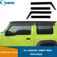 Pare-soleil compatible avec Suzuki Jimny JB74 2015 2018-2020 2019 2020 3 portes 5 portes, visières de fenêtre, accessoires extérieurs de voiture