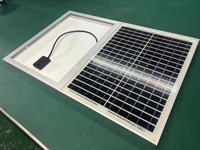 Petits panneaux solaires monocristallins demi-cellules 30W-40W 12 Volts Module photovoltaïque
