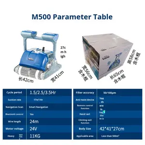 Robot nettoyeur de piscine <span class=keywords><strong>Dolphin</strong></span>, sans fil, entièrement automatique, aspirateur sous-marin, batterie rechargeable, nettoyage du fond, Chine - Product Image 6