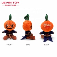 Peluche personnalisée haut de gamme, personnage monstre citrouille d'Halloween en peluche, fabricant OEM pour cadeaux de fête d'horreur, faible MOQ