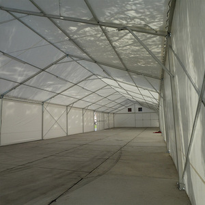 Tente d'entrepôt en alliage d'aluminium Schutz avec toit en PVC en forme de A pour stockage industriel, usine mobile et logistique temporaire - Product Image 1