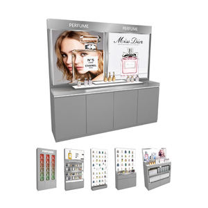 โรงงานผลิตอุปกรณ์จัดแสดงสินค้าร้านเสริมสวย ตู้โชว์น้ำหอมราคาโรงงาน สำหรับร้านค้าปลีก เฟอร์นิเจอร์ร้านค้าปลีก - Product Image 1