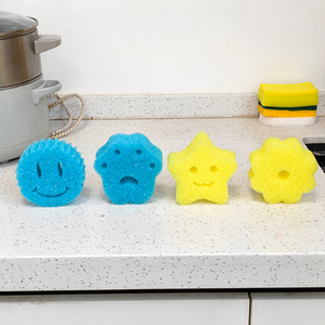 Éponges de nettoyage de haute qualité personnalisées, résistantes aux rayures, sans odeur, compatibles lave-vaisselle, pour la cuisine, fournitures de nettoyage Kitchen <span class=keywords><strong>Daddy</strong></span> - Product Image 1