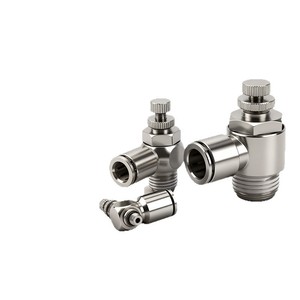 Copper Nickel Plated Pneumatic Hose <b>Connector</b> <b>Quick</b> Plug Fittings Throttle Valve SL6 01 8 02 10 03 - Product Image 1