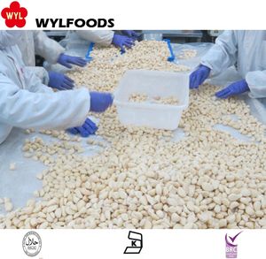 Зеленая еда, сертифицированная белая замороженная вкусная цельная и очищенная зубчики чеснока IQF, свежий и замороженный, обработанный шаровой блок с рисунком - Product Image 5