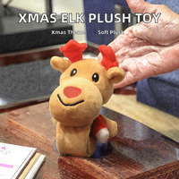 Nouvel arrivage Bracelet de sapin de Noël unisexe Bracelet mignon wapiti et renne PP coton Super doux peluche couette cadeau de Noël 14 ans