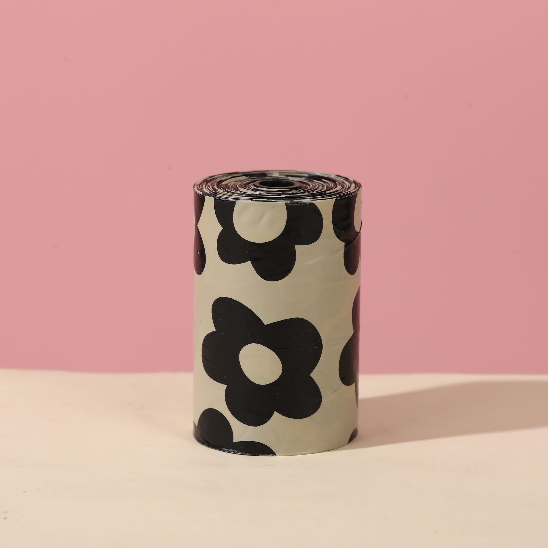 Black floral pattern [2.0mm thread count, 20 drawstrings]