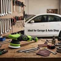 Pulidora Orbital Aleatoria de 12 mm de Alta Venta, Pulidora Eléctrica de Velocidad Variable de 1100 W para Pulir Superficies de Automóviles y Eliminar Arañazos