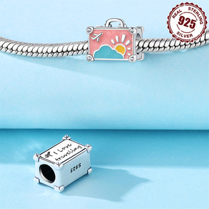 Vòng đeo tay thời trang phụ kiện 925 Sterling bạc Big Ben Charm Notre Dame Cathedral Charm Tower Of Pisa Mặt dây chuyền cho phụ nữ Quà Tặng - Product Image 2