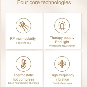 Appareil facial à haute vibration pour usage domestique, thérapie par lumière rouge, masseur oculaire chauffant, équipement de beauté - Product Image 5