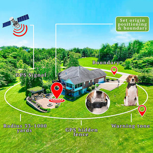 Système de clôture pour <span class=keywords><strong>chien</strong></span> sans fil intelligent portable GPS, force d'avertissement réglable, étanche, clôture électrique sans fil GPS, <span class=keywords><strong>collier</strong></span> de choc - Product Image 3