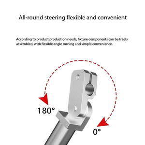 Penjepit Cangkir Hisap Lengan Robot Basis Universal Braket Putar Multi-sendi Batang Pengikat Lengan Lentur Sudut Dapat Disesuaikan - Product Image 4