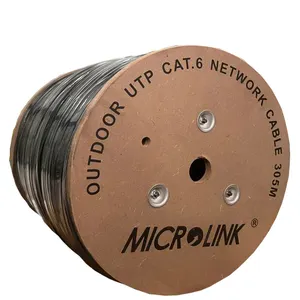 Cat6 açık lan kablosu FTP cat6 23 awg kablo dış ethernet ağ kabloları