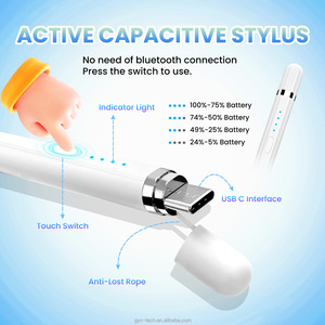 Nouveau stylet métallique pour <span class=keywords><strong>Pencil</strong></span> 2e génération, <span class=keywords><strong>compatible</strong></span> magnétique et anti-rejet de paume, <span class=keywords><strong>compatible</strong></span> avec les séries <span class=keywords><strong>iPad</strong></span> 2018-2026 - Product Image 5