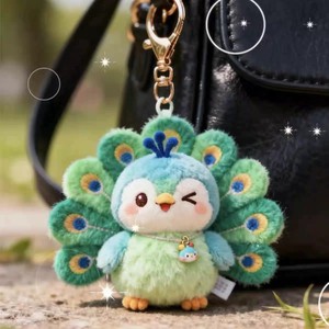 Wink Super hermoso oso verde princesa Super suave PP algodón alivio del estrés colgante de felpa nuevo bolso de alto valor encanto Xiaohongshu - Product Image 2