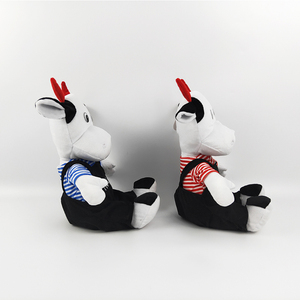 ぬいぐるみメーカーかわいい牛ソフトおもちゃ男の子と女の子ギフトぬいぐるみぬいぐるみ牛人形 - Product Image 3