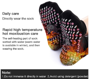 <span class=keywords><strong>Chaussettes</strong></span> de thérapie magnétique <span class=keywords><strong>auto</strong></span>-<span class=keywords><strong>chauffantes</strong></span>, respirantes et confortables, en mousseline de soie, pour la cheville, avec <span class=keywords><strong>Tourmaline</strong></span> - Product Image 4