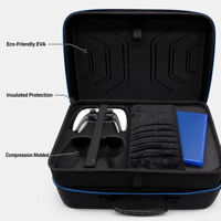 Étui de transport rigide en EVA personnalisé pour console PS5, étanche et antichoc, sac de rangement pour jeux PlayStation 5, vente en gros d'usine