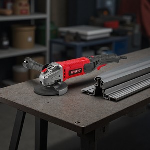 Amoladora Angular Industrial Profesional de 1200W <span class=keywords><strong>con</strong></span> Arranque Suave, <span class=keywords><strong>Velocidad</strong></span> <span class=keywords><strong>Variable</strong></span> y Embrague de Seguridad, Disco de 125mm, 3000-12000 RPM, GS - Product Image 2