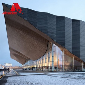 Gỗ nhựa Alu Composite <span class=keywords><strong>Panel</strong></span> tường 5 mét <span class=keywords><strong>ACP</strong></span> giá thép tấm nhôm bên ngoài xây dựng mặt tiền Caravan Composite Panels - Product Image 6