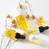HOPECK 10/15/20/30ML Bouteille en verre pour sérums et huiles essentielles avec compte-gouttes en plastique 18/410 Les Line Collar Pipette pour gouttes oculaires