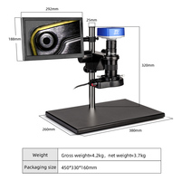 MSD417-4KV2-11.6 Industrial Digital Microscope with 4K Camera and 11.6" Display Continuous Zoom for PCB Inspection and Soldering