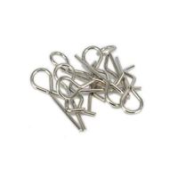 Clips de fixation pour carrosserie de voiture modèle RC en acier à ressort, finition noire, fournis par l'usine