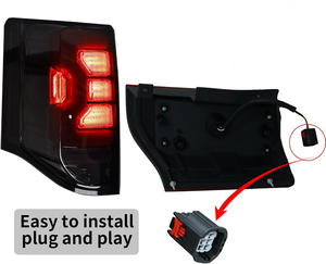 4x4 feu arrière LED pour <span class=keywords><strong>Dodge</strong></span> Grand <span class=keywords><strong>Caravan</strong></span> 2011 2012 <span class=keywords><strong>2013</strong></span> 2014 2015 2016 2017 2018-2020 feu de conduite arrêt feu de frein de stationnement - Product Image 5