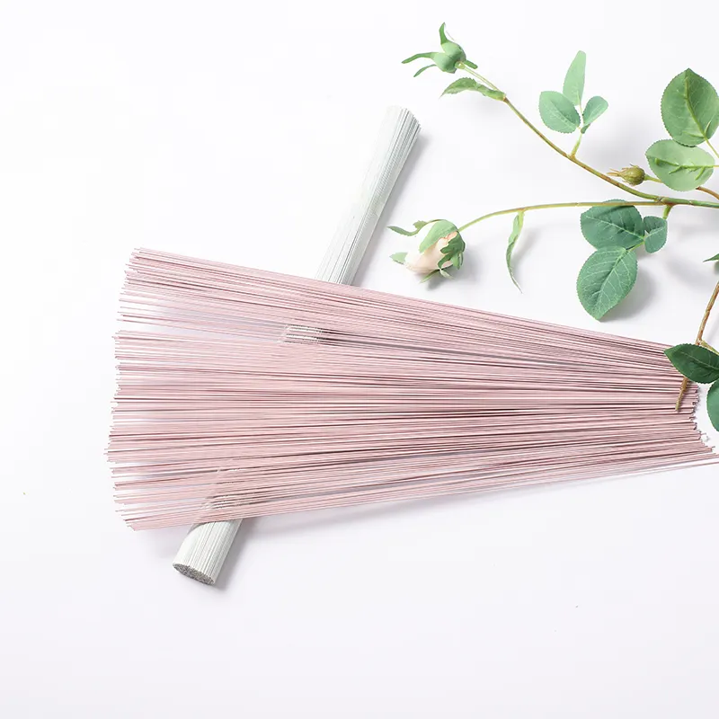 40 cm Rose Stab draht Großhandel Blumen band Eisendraht für künstliche Blume