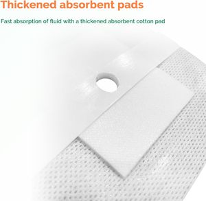 Pansement adhésif stérile jetable 9x10cm pour cathéter de dialyse, pansement adhésif pour tube de drainage, <span class=keywords><strong>fixation</strong></span> de plaie, pansement adhésif pour drainage - Product Image 6