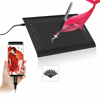 Huion — tablette graphique de haute qualité WH1409 V2, sans fil, avec stylet inclinable sans batterie