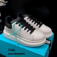 Nouvelles chaussures de skate blanches à semelle épaisse 2025 pour femmes et hommes, style campus de célébrités d'Internet, décontractées, rehaussant la taille, Trbottomyy