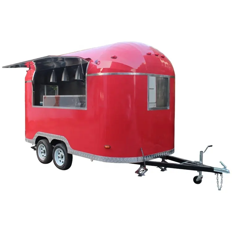 Tornado patata motorizado carrito de comida bebidas máquinas expendedoras de hielo crema remolque Van en venta