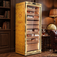 Humidor électronique intelligent RACHING MON5800A, capacité 3000, en bois de cèdre espagnol, refroidisseur à cigares avec élimination de l'ammoniac