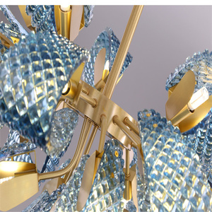 JYLIGHTING Lustres et lampes suspendues en verre d'intérieur haut de gamme art brillant design moderne de luxe design mode rétro - Product Image 6