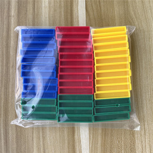 Enfants et adultes, 40 pièces, petit ensemble éducatif de voyage, jouets en plastique, tour de culbute, blocs de construction empilables, jeu de société avec <span class=keywords><strong>dés</strong></span> - Product Image 5